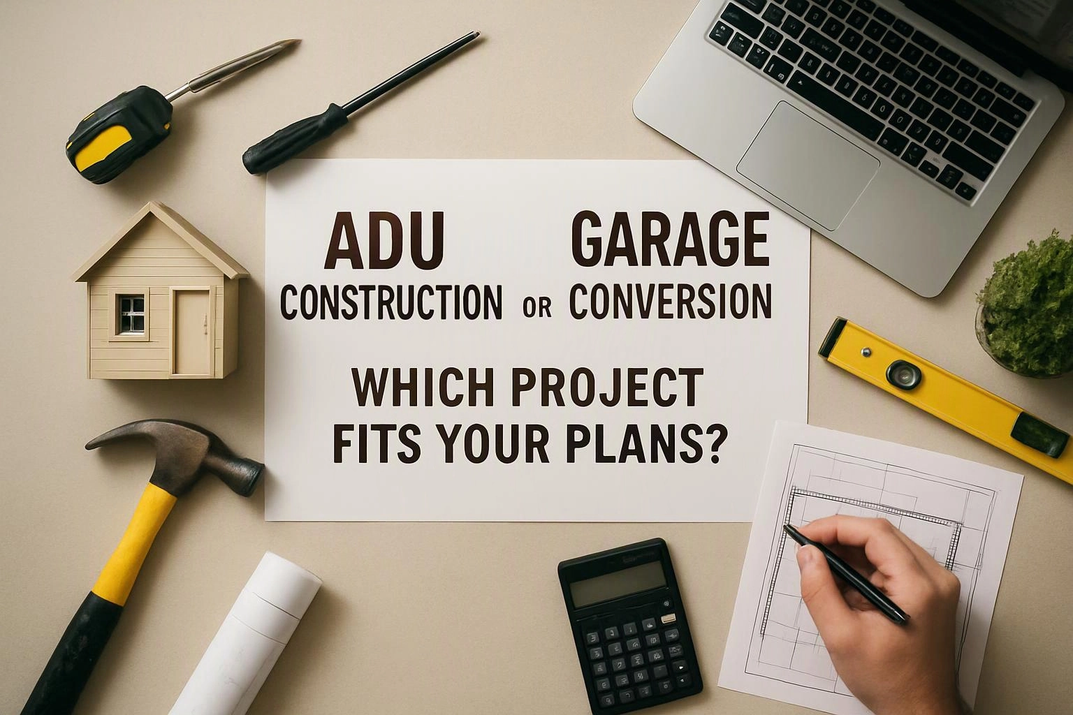 ADU Construction or Garage Conversion: Which Project Fits Your Plans?