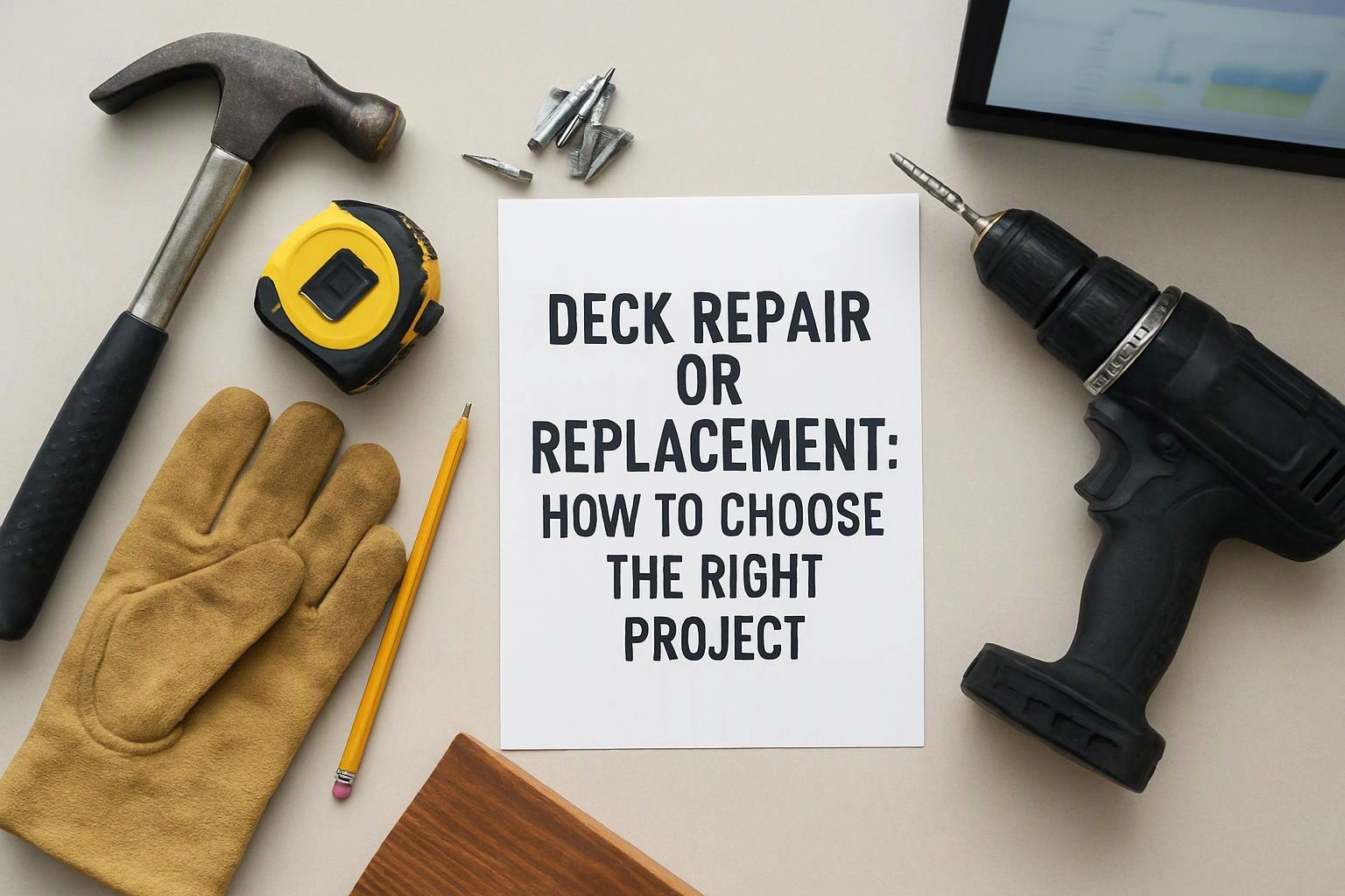 Deck Repair or Replacement: How to Choose the Right Project in Issaquah, Washington