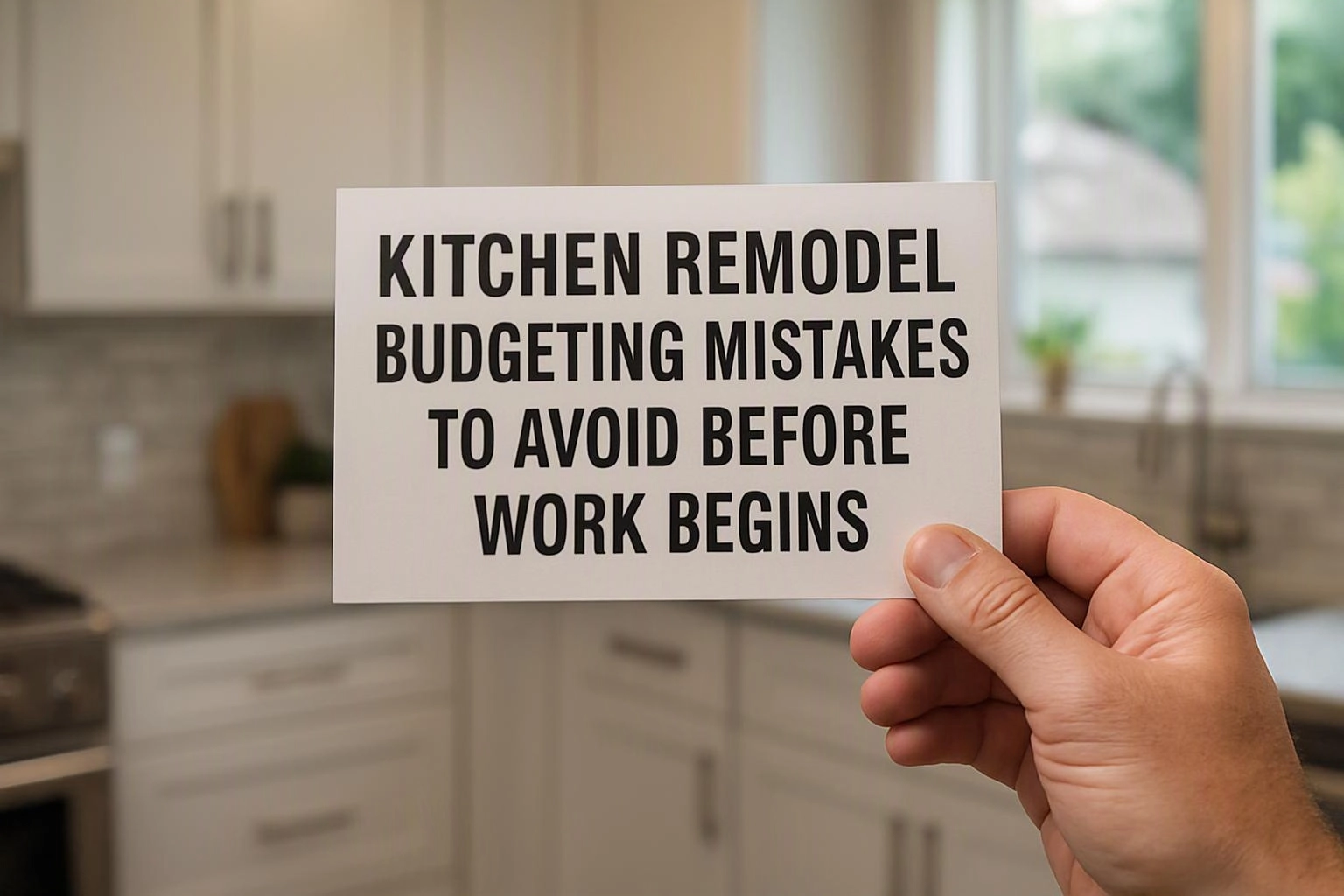 Kitchen Remodel Budgeting Mistakes to Avoid Before Work Begins